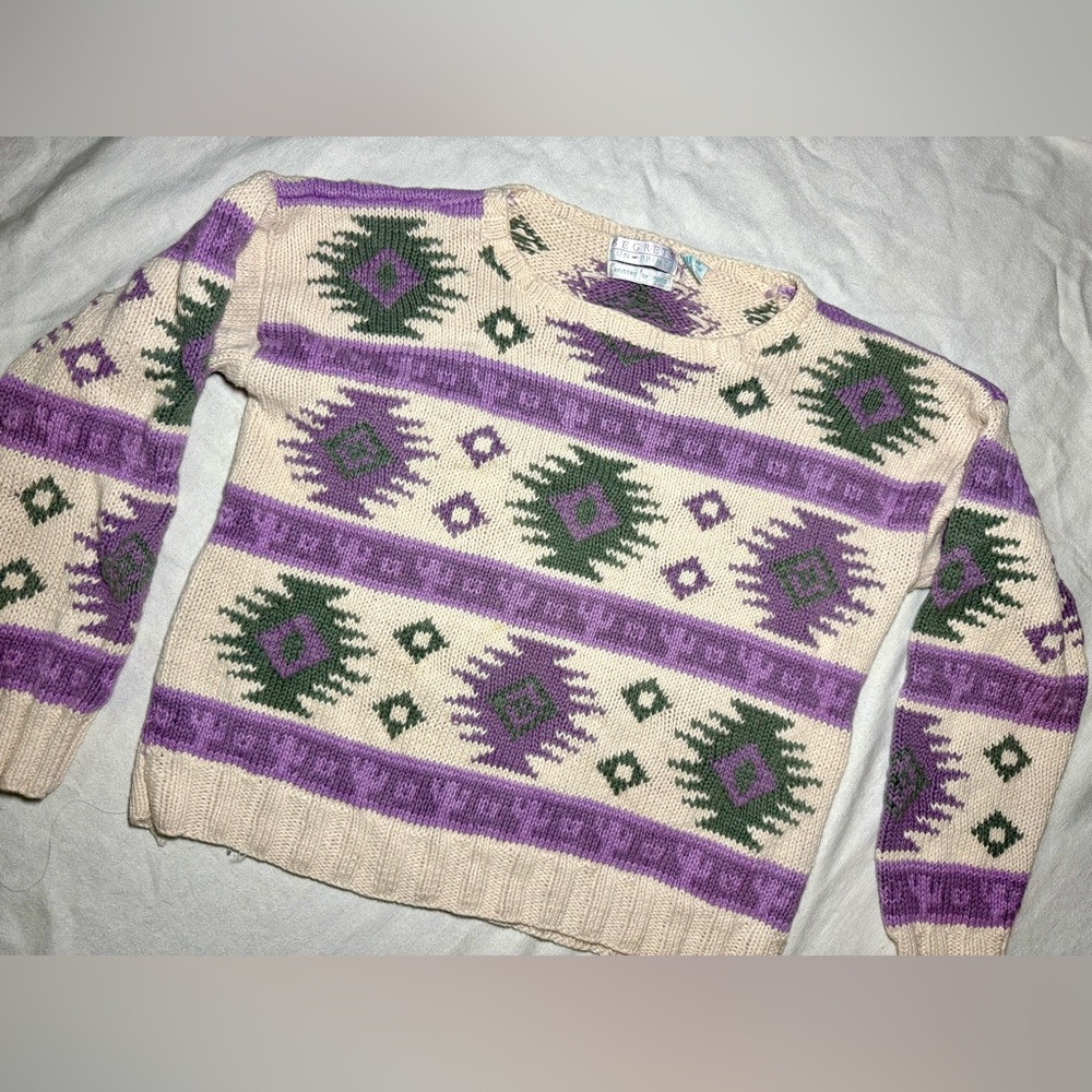 Vintage Segrets Hand Knit Sweater